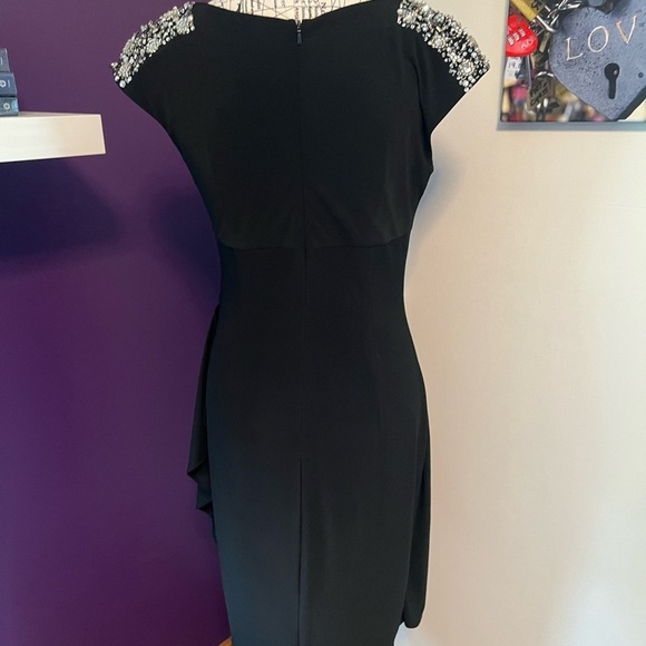 7 for $30 Alex Evenings Dress with Beaded Shoulders - Picture 7 of 10